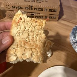 Old dough. Or frozen. Old dough. Or frozen.