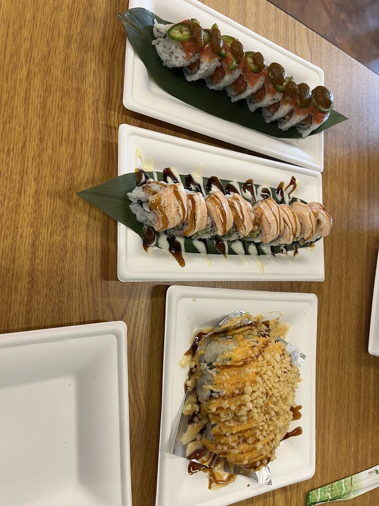 Food from Joy’s Sushi Bar