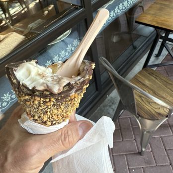 Anettes Chocolates - Chocolate dipped cone - Candy Stores Near Me - Napa, California