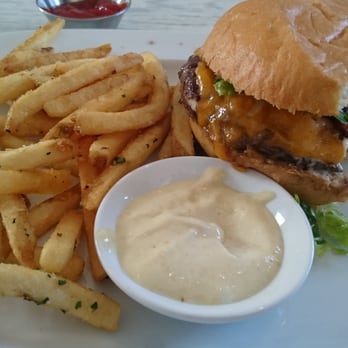 Marlowe - The Marlowe burger with fries and their horseradish aioli - Diners Near Me - San Francisco, California