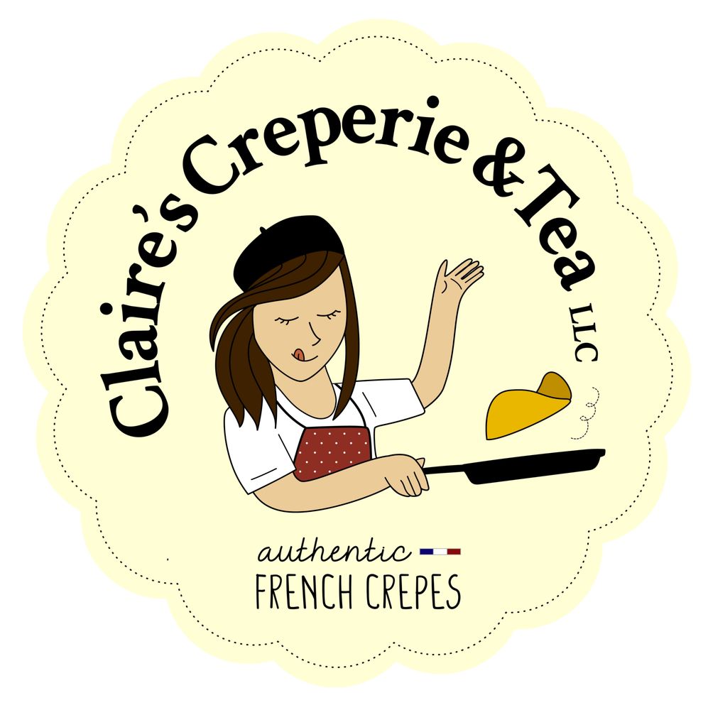 Claire's Creperie & Tea Logo