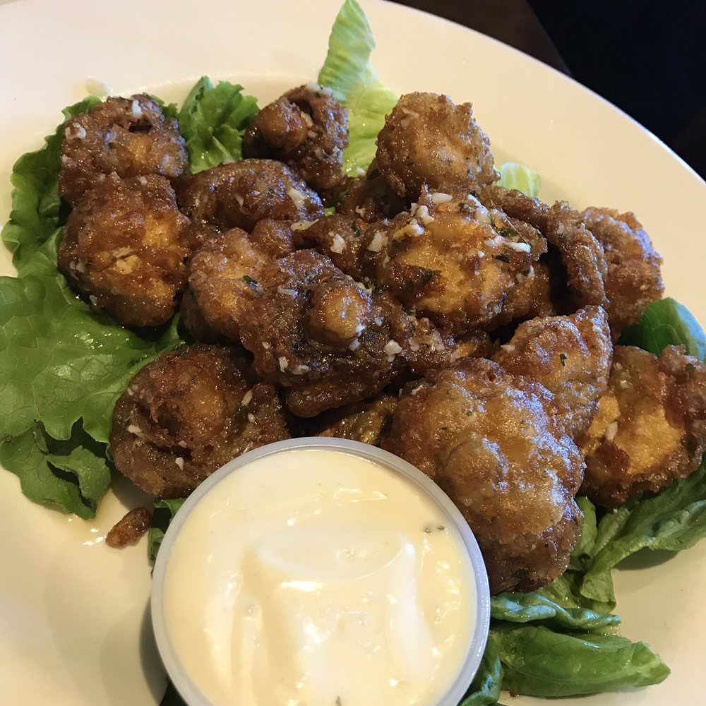 Fiddlers Green - DEEP FRIED MUSHROOMS. batter is DELISH, but it's super oily. - Irish Near Me - Millbrae, California Fiddlers Green - DEEP FRIED MUSHROOMS. batter is DELISH, but it's super oily. - Irish Near Me - Millbrae, California