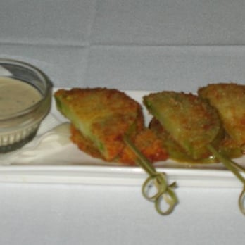 BIX - Special appetizer: fried green tomatoes with garlic sauce - skip it. Borrring. - American Near Me - San Francisco, California