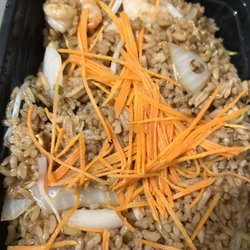 Quick Bowl Asian Kitchen - Classic Fried Rice with onions and Shrimp