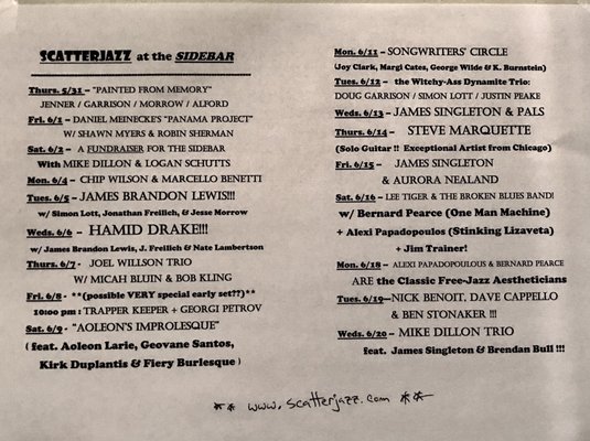 SideBar NOLA by null