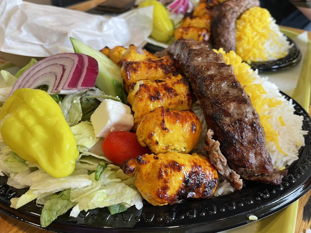 Food from Moby Dick House of Kabob