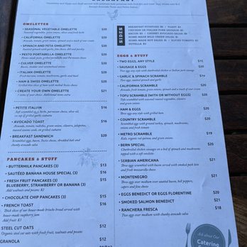 Metro Cafe - Menu - New American Near Me - Culver City, California Metro Cafe - Menu - New American Near Me - Culver City, California