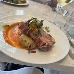 Smoked bone-in pork chop Smoked bone-in pork chop