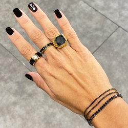 Lev Jewelers - Black style. Black diamonds, black Onyx.