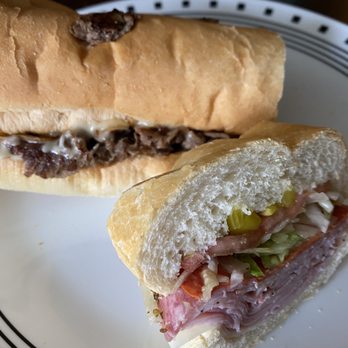 Jersey Mike's Subs - #17 Mike's Famous Philly (regular) and a slice of #13 The Original Italian shared with me. - Fast Food Near Me - Bethel Park, Pennsylvania