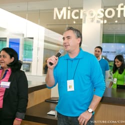 CDI College - Mississauga - CDI College at Microsoft Store Opening at Square One in Mississauga - Steve and Claudia Address the Crowd
