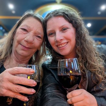 The Caz - My mom and I with Pinot noir - Music Venues Near Me - Buffalo, New York