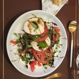 A delicious Caprese Salad by Brother 2 Brother Catering. A delicious Caprese Salad by Brother 2 Brother Catering.