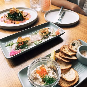 Saltbreaker - Smoked Trout Rillette, Daily Crudo with Hamachi, Beef Carpacchio - Cocktail Bars Near Me - Alameda, California