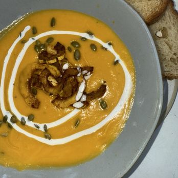 Milligram - Butternut squash soup - Cafes Near Me - Costa Mesa, California Milligram - Butternut squash soup - Cafes Near Me - Costa Mesa, California
