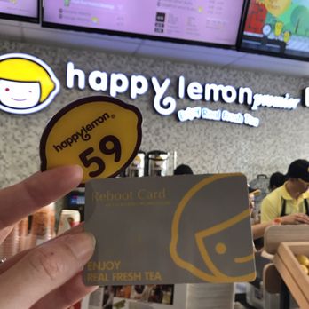 Happy Lemon - Got my rewards card! - Juice Bars & Smoothies Near Me - Burlingame, California Happy Lemon - Got my rewards card! - Juice Bars & Smoothies Near Me - Burlingame, California