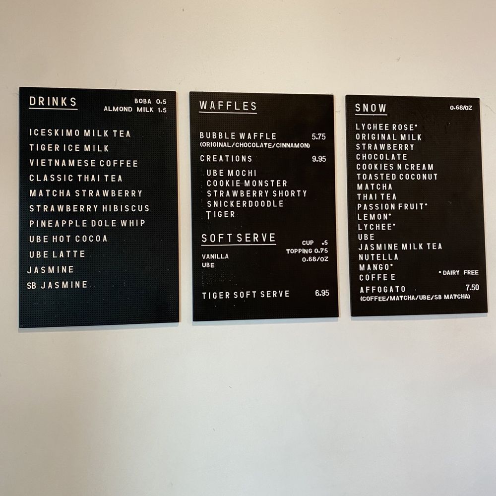 Menu Menu