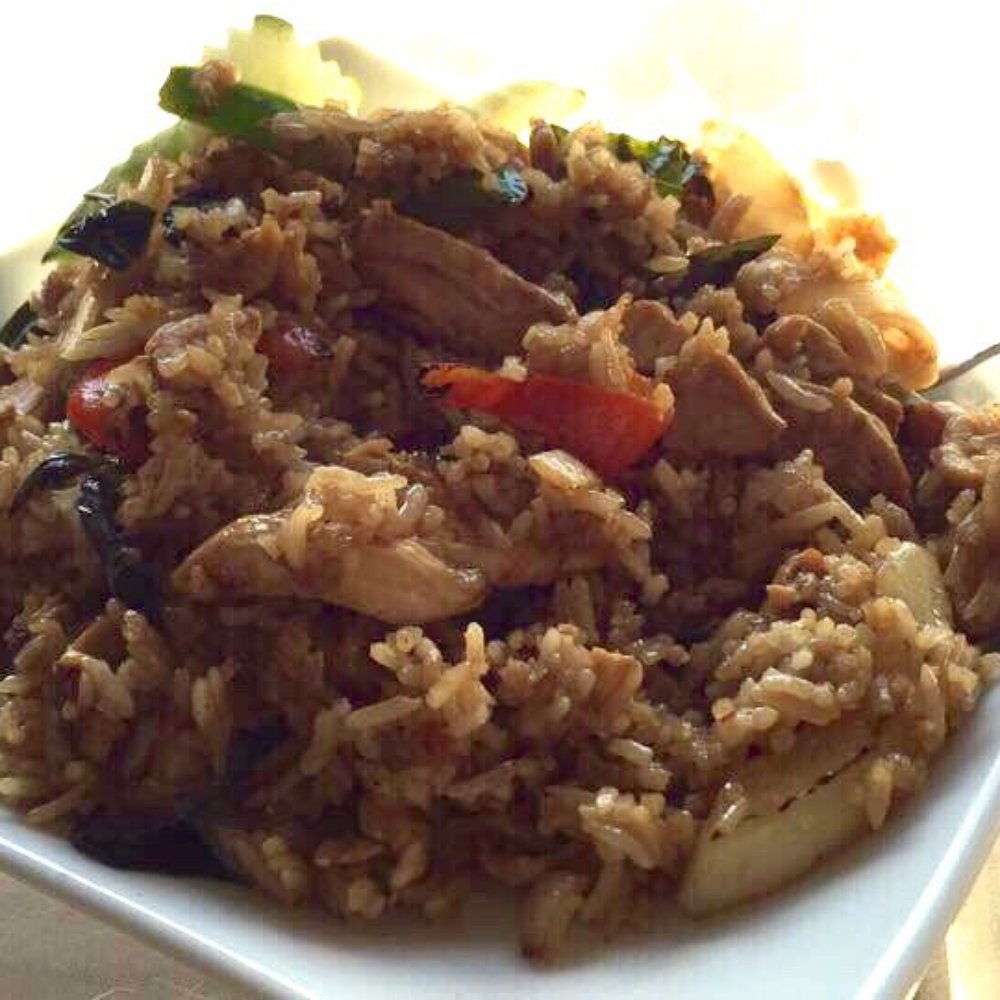 Thaiphoon - Spicy Chicken Basil Fried Rice - Thai Near Me - Palo Alto, California Thaiphoon - Spicy Chicken Basil Fried Rice - Thai Near Me - Palo Alto, California
