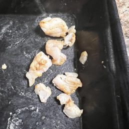 Grouper pieces from Seafood Platter. Grouper pieces from Seafood Platter.