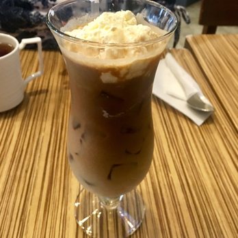 Ciel Dessert - Iced latte with choux pastry cream! - Desserts Near Me - Westwood, New Jersey