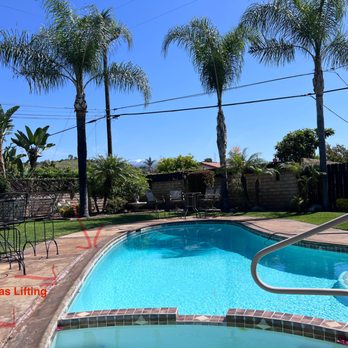 AquaPoint Leak Detection - Before of when the deck was uneven with coping. - Pool & Hot Tub Service Near Me - Chino Hills, California