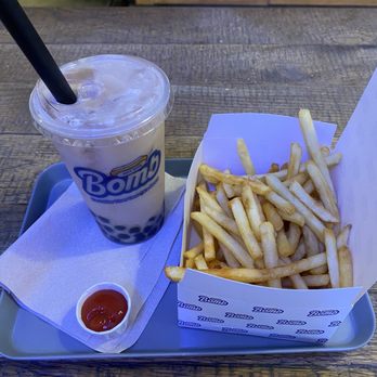 Bomb Hot Dog - Boba Milk Tea and Fries - New American Near Me - Los Angeles, California