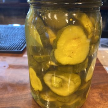 Broderick - House pickles are now available - Burgers Near Me - Walnut Creek, California