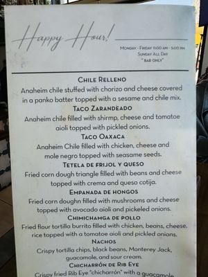 Menu photo 6 Flor De Maiz Santa Barbara, CA
