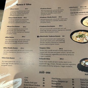 Cube Ramen and Asian Cuisine - MENU:  07-07-2026 (3/4) - Ramen Near Me - Lacey, Washington