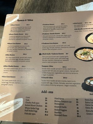 Menu photo 1 Cube Ramen and Asian Cuisine Lacey, WA