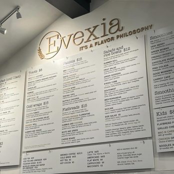 Evexia  - Menu - Bakeries Near Me - Aurora, Ohio