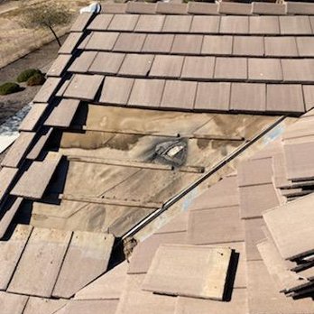 Copper West Roofing - The start of the repairs! - Roofing Near Me