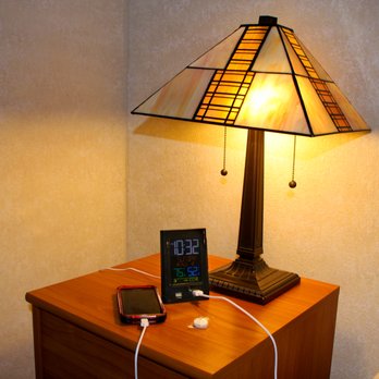 The Usonian Inn LLC - Room 2: Nightstand - Hotels Near Me - Spring Green, Wisconsin The Usonian Inn LLC - Room 2: Nightstand - Hotels Near Me - Spring Green, Wisconsin