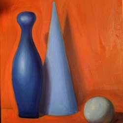 Marybeth Kou Fine Art Studio - Painting exercise - complementary colors