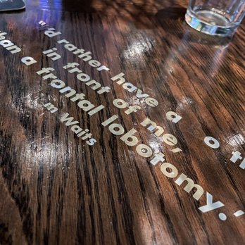 Carolina Ale House - Waverly - a wooden table with a glass of water - Sports Bars Near Me - Charlotte, North Carolina Carolina Ale House - Waverly - a wooden table with a glass of water - Sports Bars Near Me - Charlotte, North Carolina