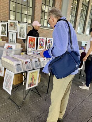 Photo of The High Line - New York, NY, US. Charlie purchased a gift for his wife at the Flea market near 16th Street. 05/17/22