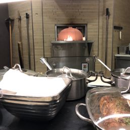Fire pizza oven.