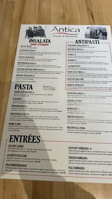Menu photo 1 Antica Pizzeria Niagara Falls, ON Menu photo 1 Antica Pizzeria Niagara Falls, ON