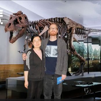 Field Museum - Staged photo with Sue the T-Rex. - Museums Near Me - Chicago, Illinois