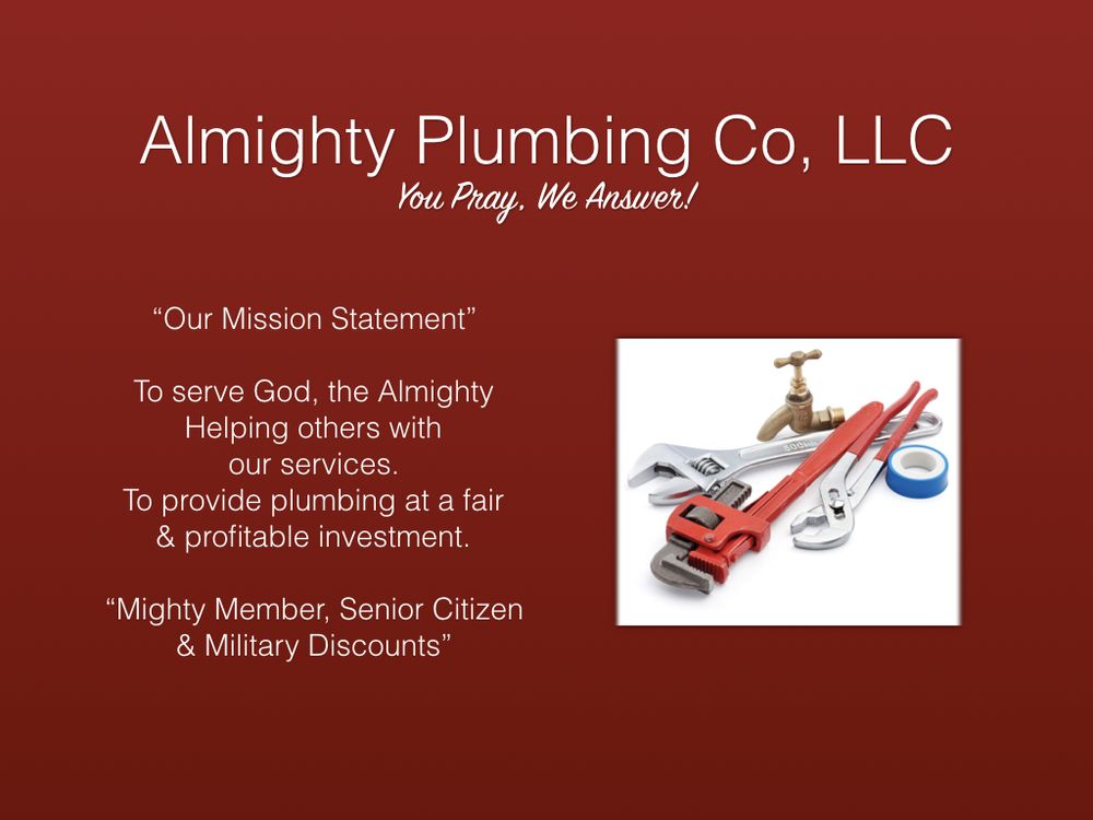 Slide of Almighty Piping & Plumbing