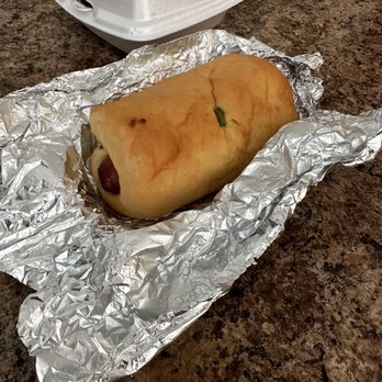 Trish's Bakery & Grill - Jalapeño snuggle dog - Bakeries Near Me - Smithton, Illinois Trish's Bakery & Grill - Jalapeño snuggle dog - Bakeries Near Me - Smithton, Illinois