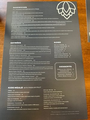 Menu photo 4 Grain & Grog American Tavern Gainesville, VA