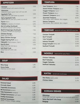 Menu photo 2 Sushi Valley Kamloops, BC Menu photo 2 Sushi Valley Kamloops, BC