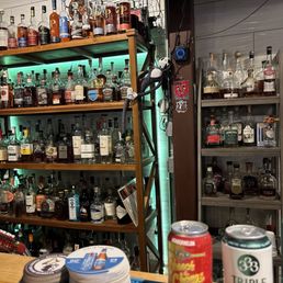 Bourbon shelves Bourbon shelves