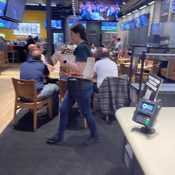 Buffalo Wild Wings - Horrible customer service on this employee ignored me while I was waiting in the front. - American Near Me - Santee, California