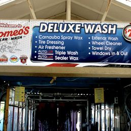Exterior outside entrance of Romeo's Car Wash - El Cajon, California Exterior outside entrance of Romeo's Car Wash - El Cajon, California