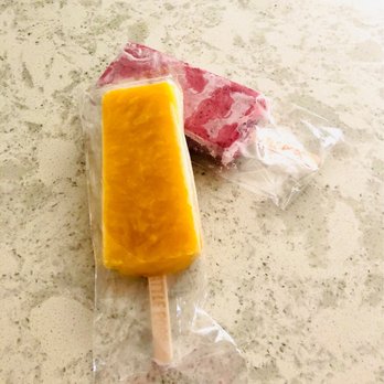 Seattle Pops - Mango & Strawberries n Cream - Desserts Near Me - Seattle, Washington