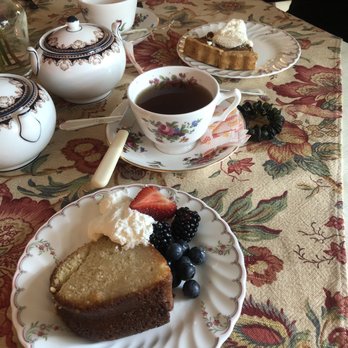 Channel Bass Inn - The best rum cake I've ever had and pecan butterscotch tort which is also delicious. - Tea Rooms Near Me - Chincoteague, Virginia