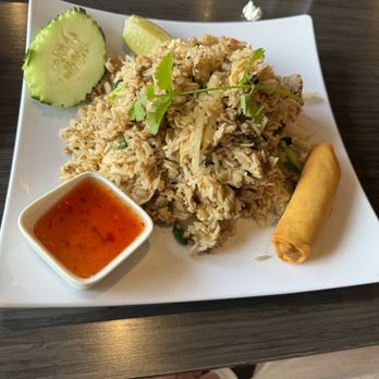 Thai Thyme - L4. Thai Fried Rice Lunch Special chicken and beef - Thai Near Me - Monrovia, California
