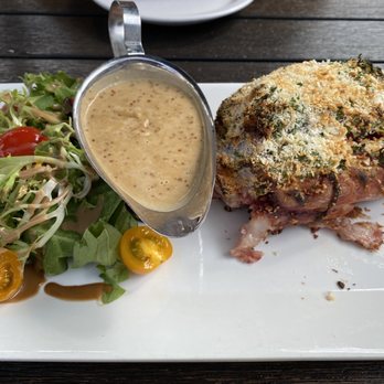 Brussels Bistro - Pork Shank -  One of the best pork dishes I've ever had. I would make the drive just to come have this meal! - Belgian Near Me - Laguna Beach, California